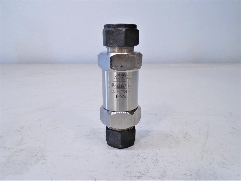 Parker 3/4" C-Series Check Valve 12Z-C12L-1-SS